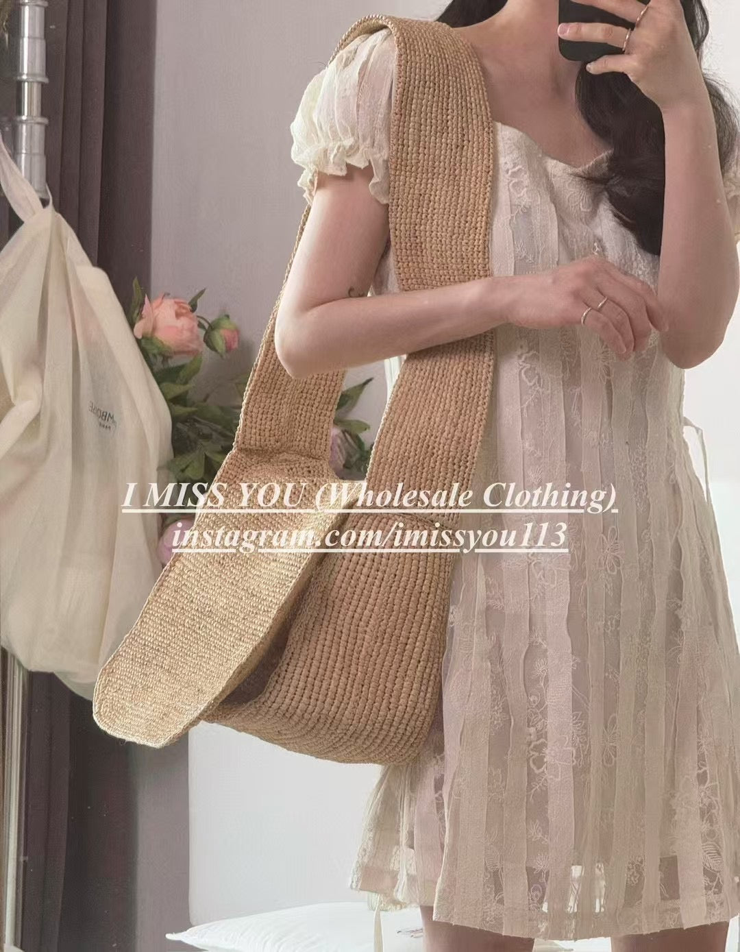 Korean APM Collection I Miss You Mid Dress (Instock)