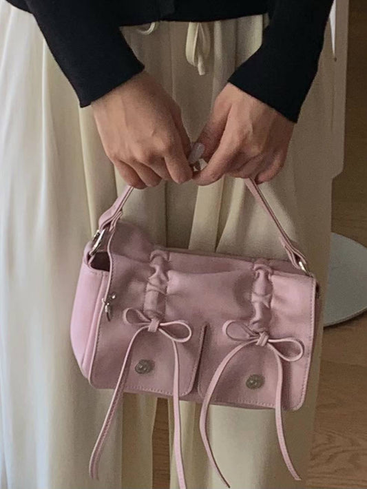 Korean APM Collection Ribbon Pink Bag (Instock)