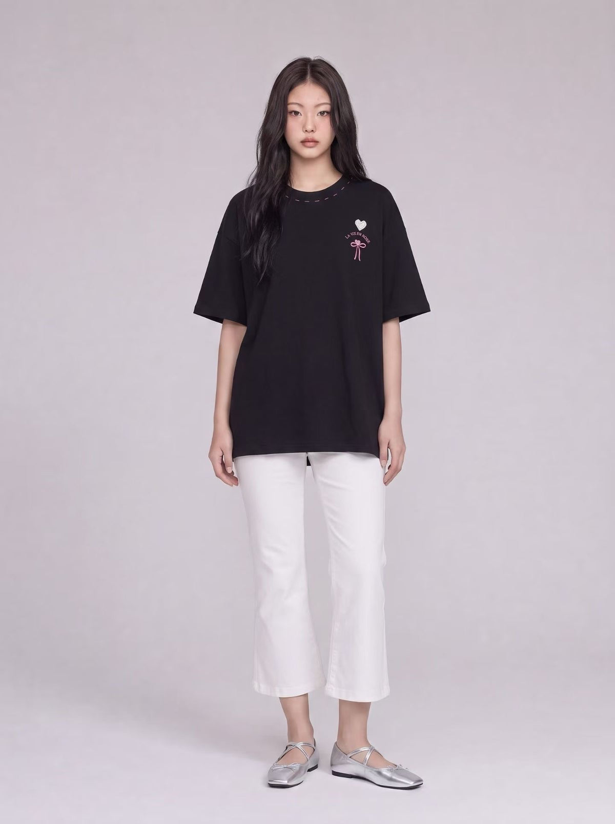 Korean APM Collection Ribbons Oversize Tshirt-3 Colors (Instock)