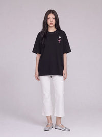 Korean APM Collection Ribbons Oversize Tshirt-3 Colors (Instock)
