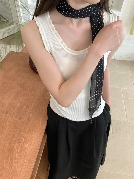 Kelly Designs Multiple Color U-Neck Vest Top (Instock)