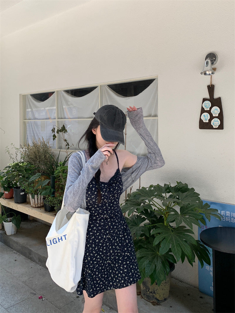 Kelly Designs Grey Cardigan & Dress Set (Instock)