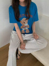 Korean APM Collection Bear Tshirt - 3 Colors (Instock)