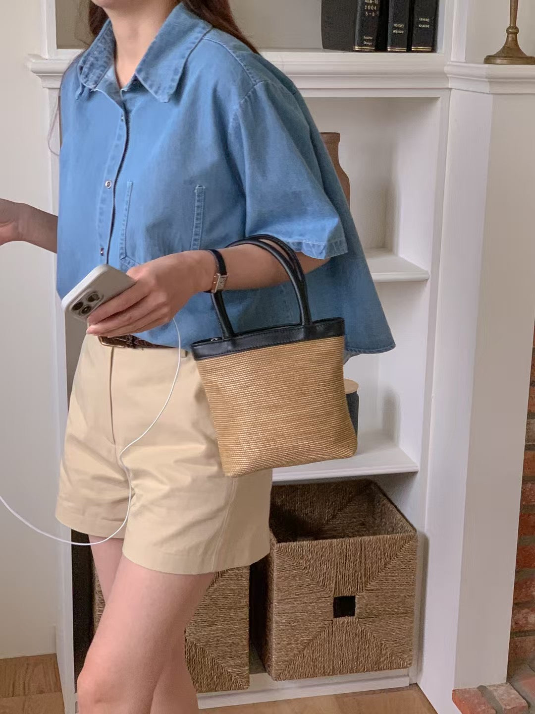 Korean APM Collection Summer Leather Bag (Instock)