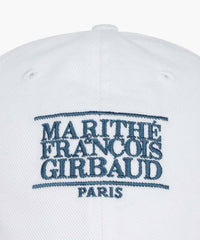 Marithe SMALL CLASSIC LOGO CAP white (Instock)