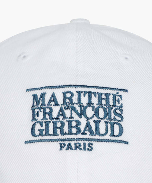 Marithe SMALL CLASSIC LOGO CAP white (Instock)