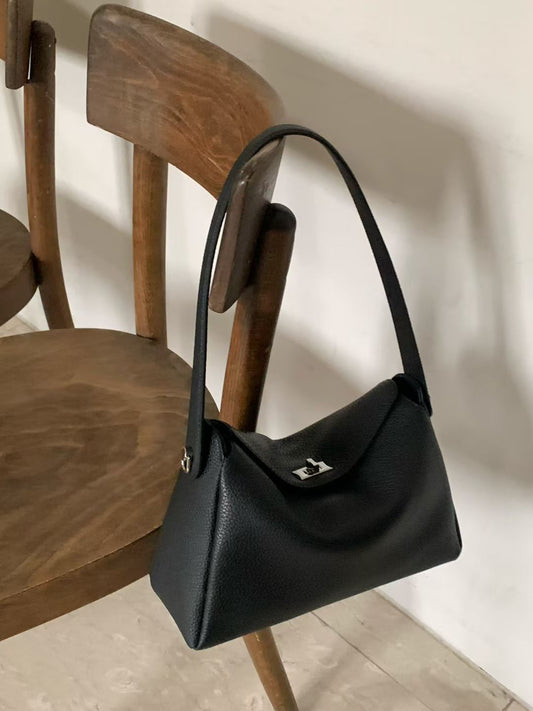 Korean APM Collection Three Colors Leather Bag-2 Straps (Instock)