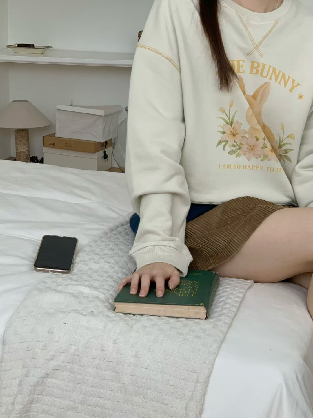 Korean APM Collection 2 Colors Bunnies Sweater (Instock)