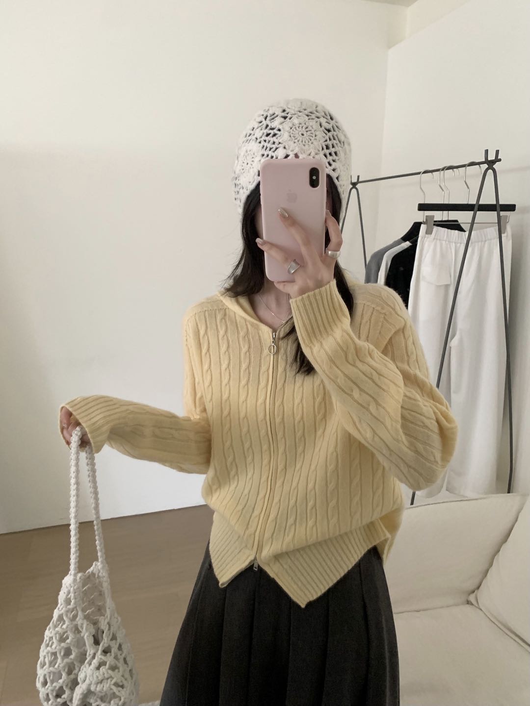 Kelly Designs Wool Multiple Colors Zip Up Cardigan (Instock)