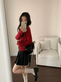 Kelly Designs Red Cami Top and Cardigan Set (Instock)