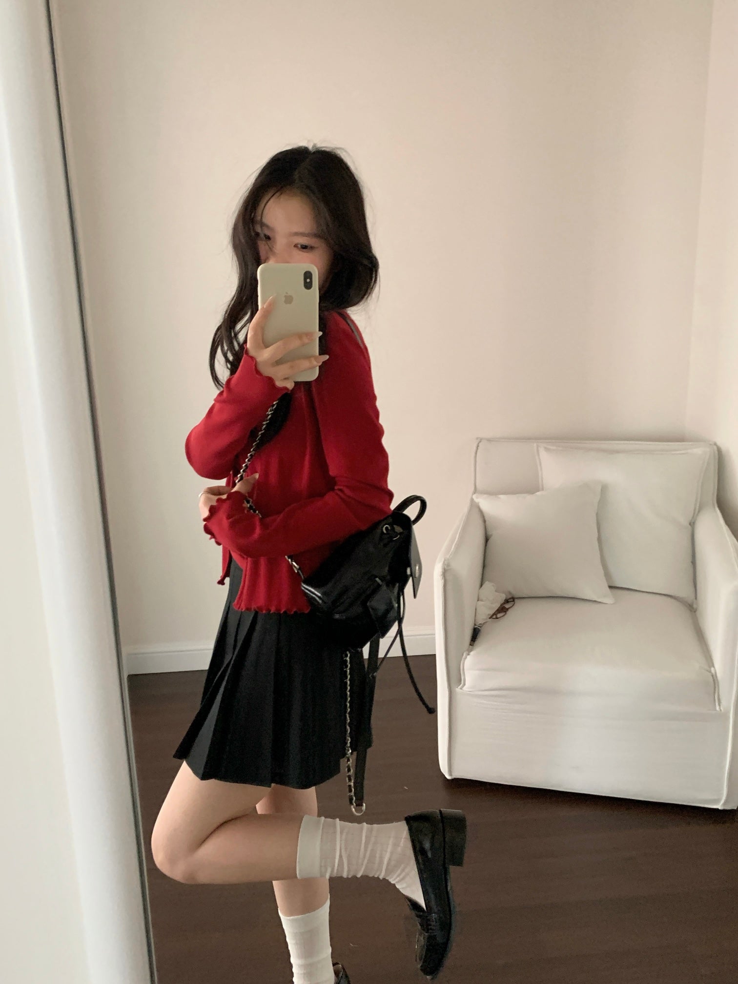 Kelly Designs Red Cami Top and Cardigan Set (Instock)