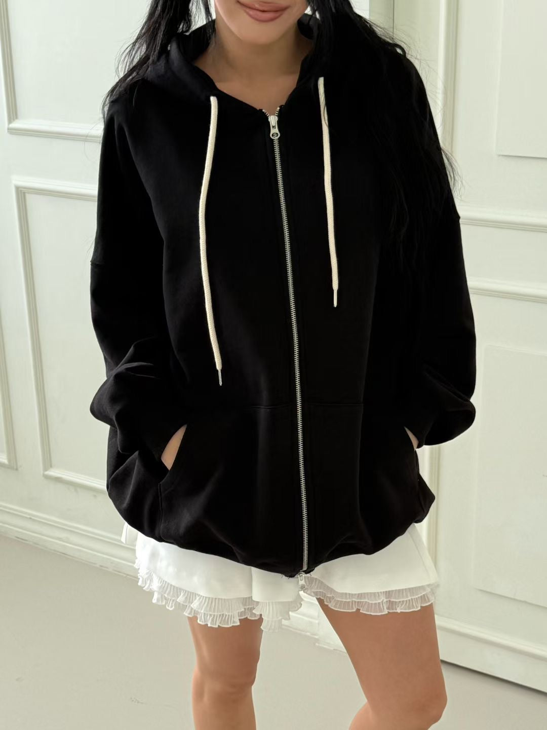 Korean APM Collection Horse Zip Up Jacket - 3 Colors (Instock)