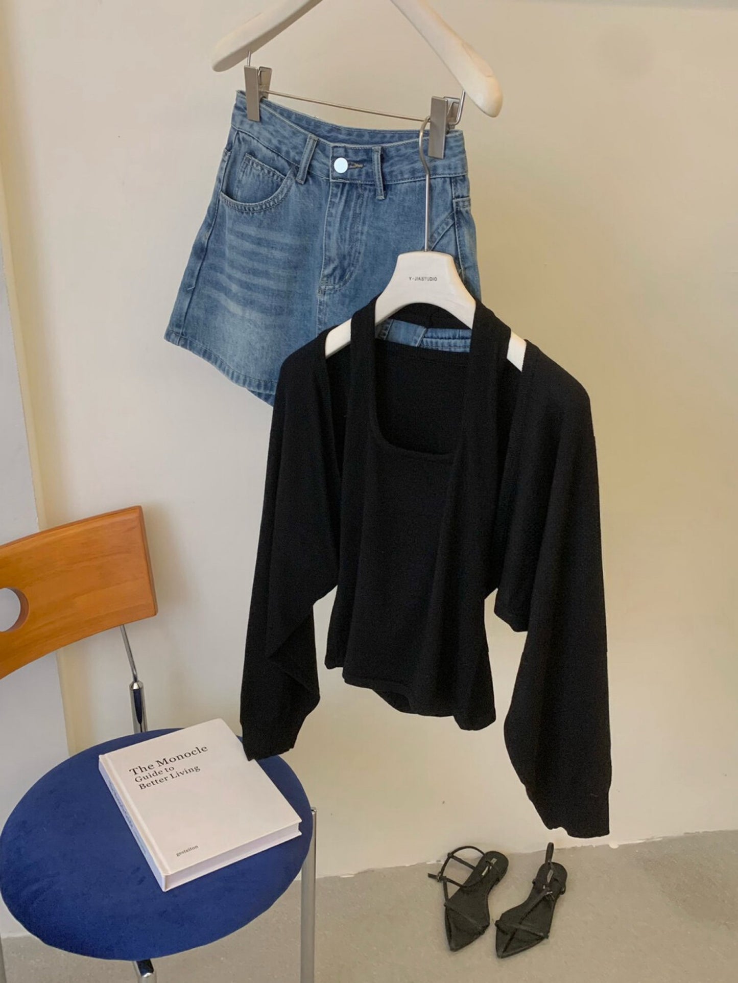 Kelly Designs Tank Top and Cardigan Set (Instock)