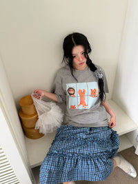 Korean APM Collection Kittens Tshirt-3 Colors (Instock)