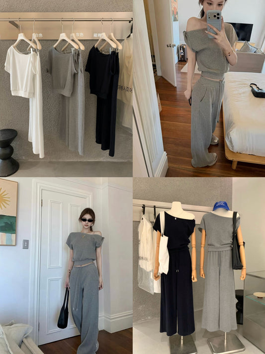 Kelly Designs 2-Piece Casual Set –Top, & Long Pants (Instock)