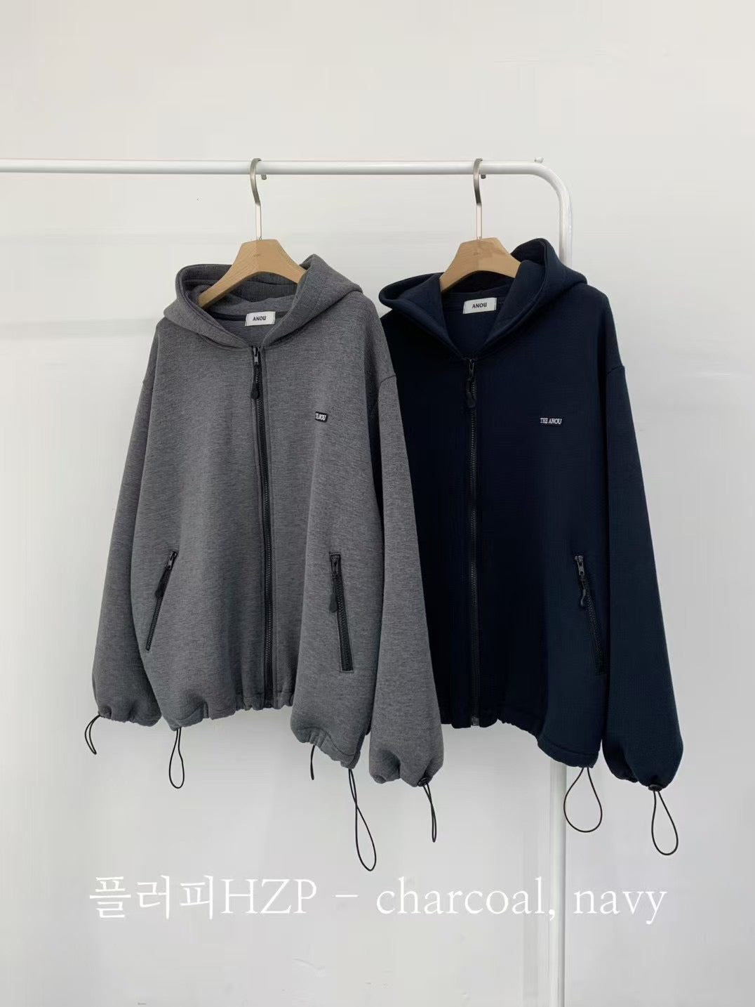 Korean APM Collection Spring Casual Jacket-Navy/Grey (Instock)