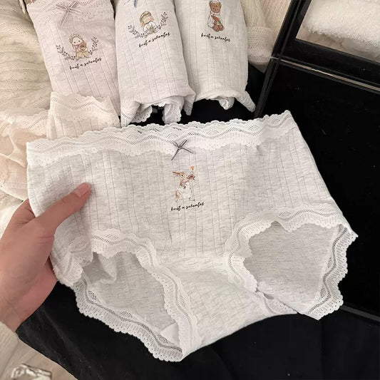 Kelly Designs Light Grey Bunny Underwear(Instock)