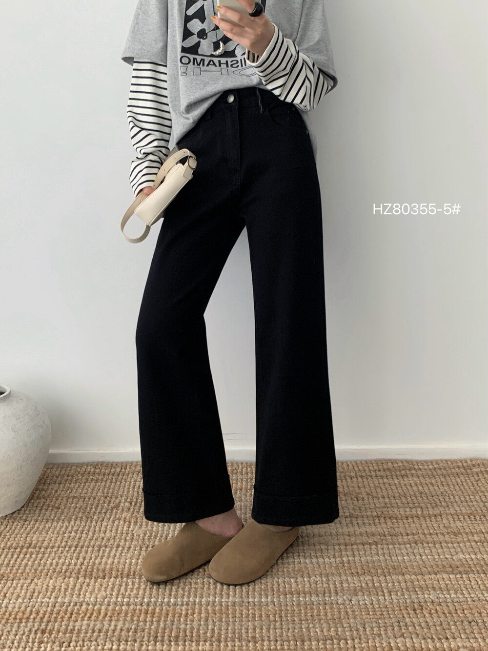 Kelly Designs Black Fall Jeans(Instock)