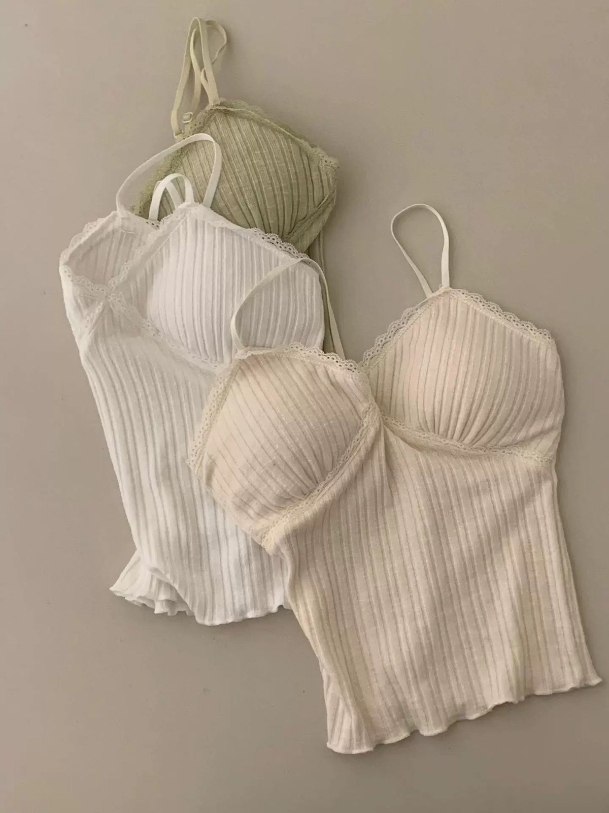 Kelly Designs Striped fabric bra top-7 colors (Instock)