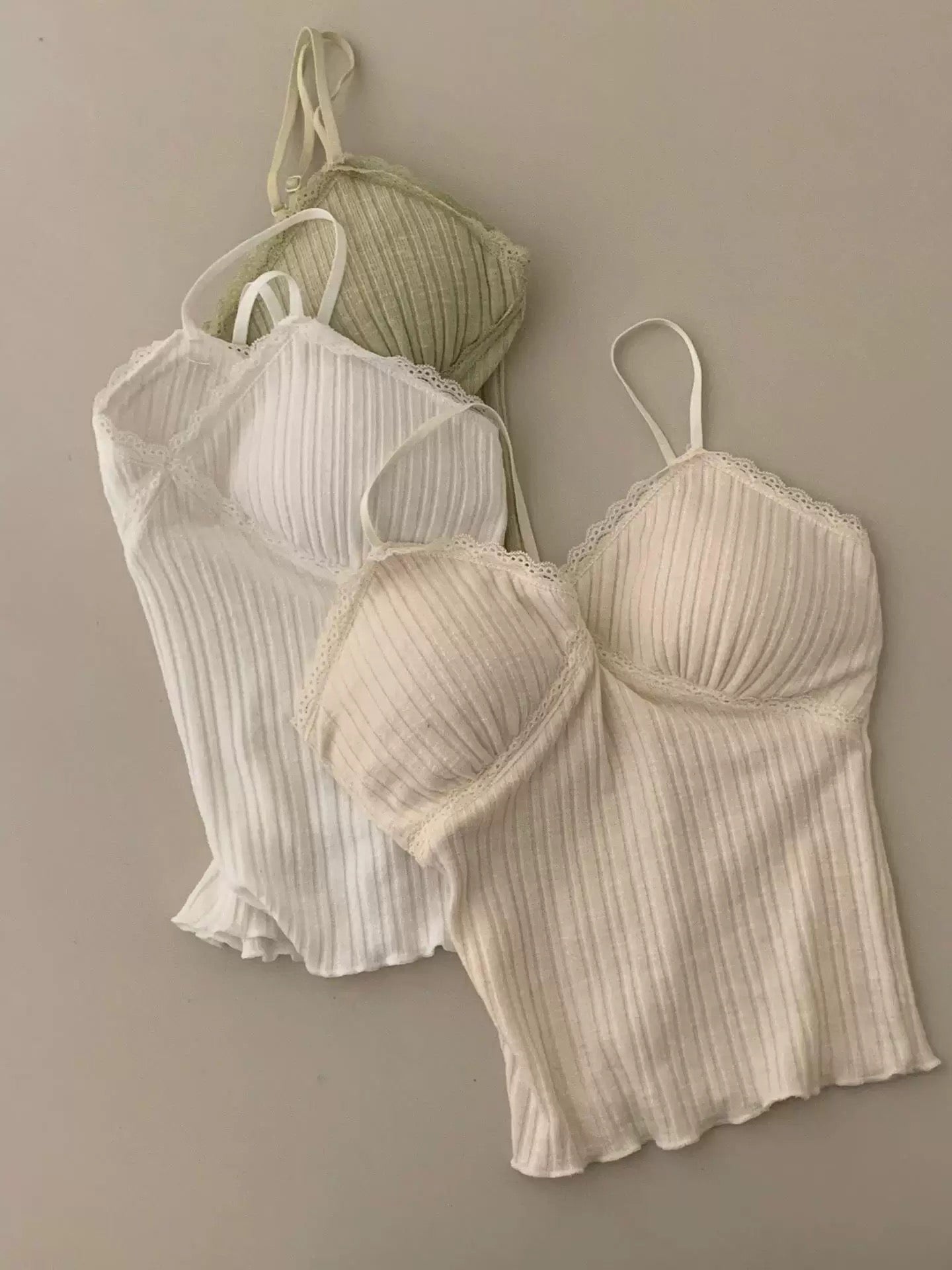 Kelly Designs Striped fabric bra top-7 colors (Instock)