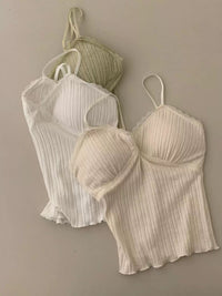 Kelly Designs Striped fabric bra top-7 colors (Instock)