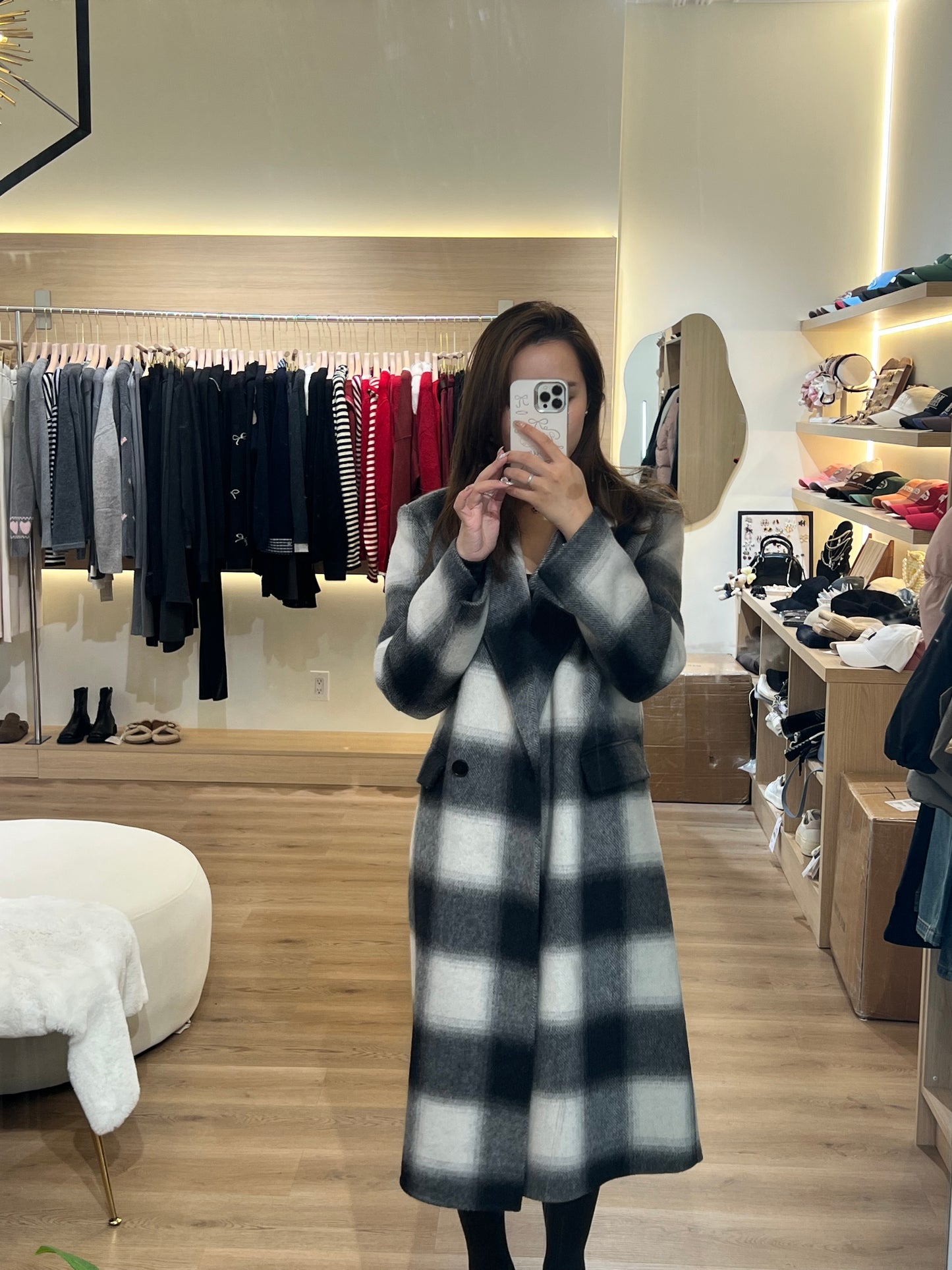 Kelly Designs Lattices Wool Coat (Instock)