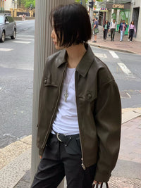 Korean APM Collection Real Leather Jacket (Instock)