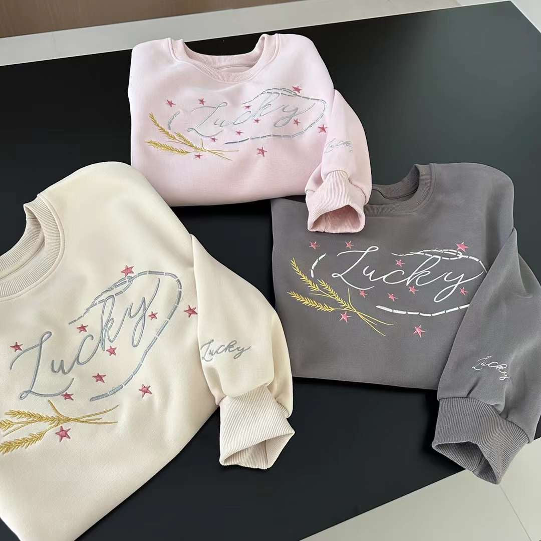 Kelly Designs Spring Embroidery Lucky Sweater (Instock)