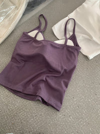 Kelly Designs Built-In Bra Cropped Cami Top (Instock)