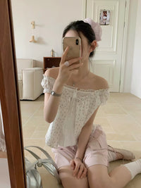 Kelly Designs White Floras Shirt (Instock)