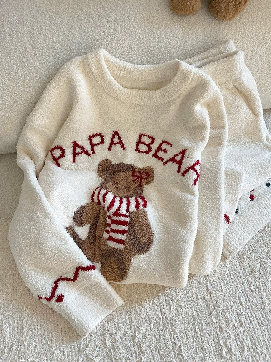 Kelly Designs Teddy Coral Fleece Pajama Set (Instock)