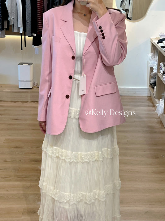 Korean APM Collection Pink Blazer (Instock)