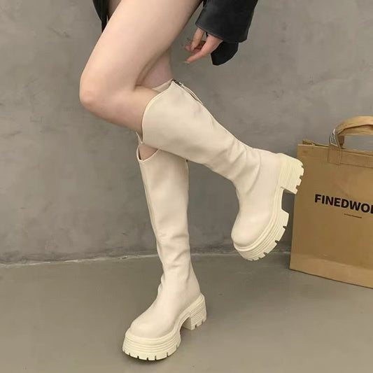 Kelly Designs Chunky Platform Knee-High Boots (2 Colors)  (Instock)