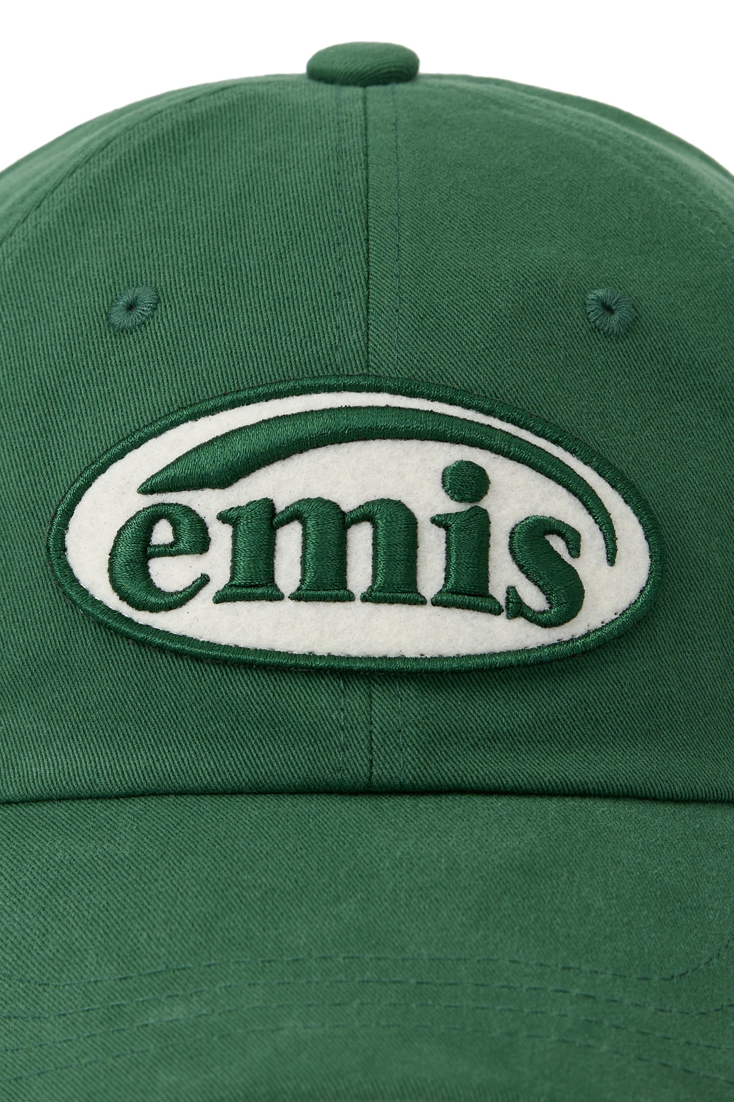 EMIS TONE ON TONE WAPPEN BALL CAP-GREEN(Preorder)