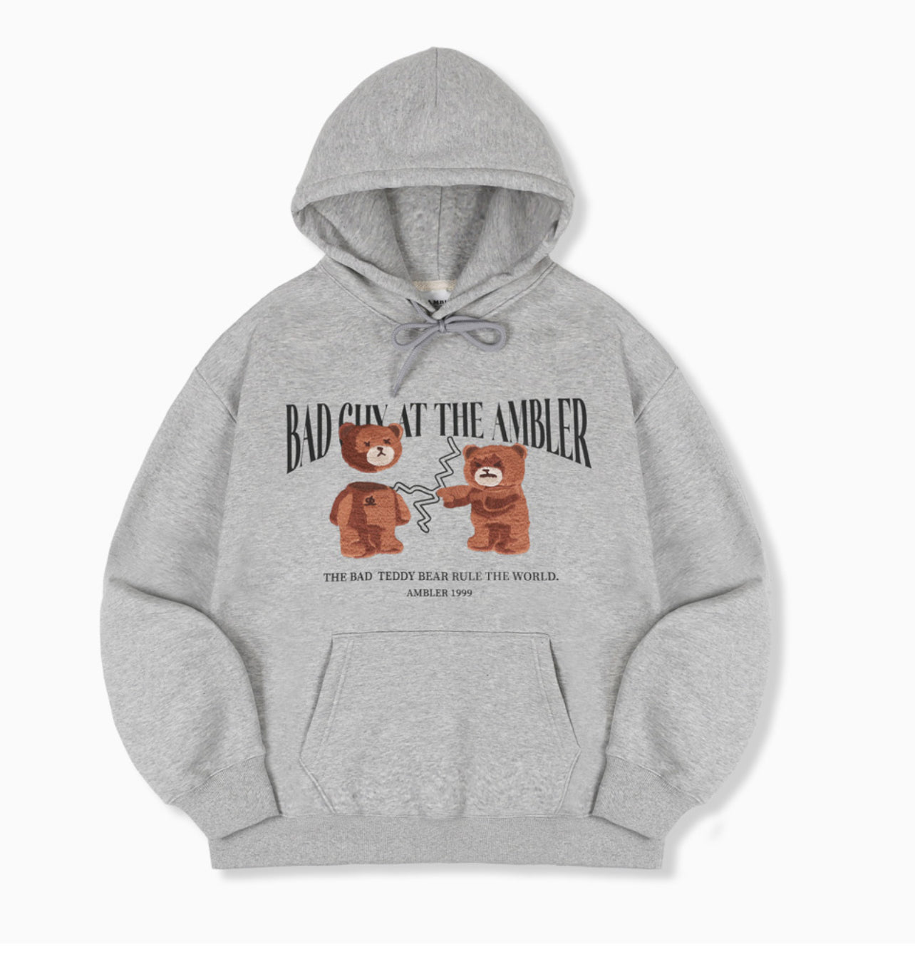 Ambler Bad guy at the Ambler Grey Hoodie (Instock)