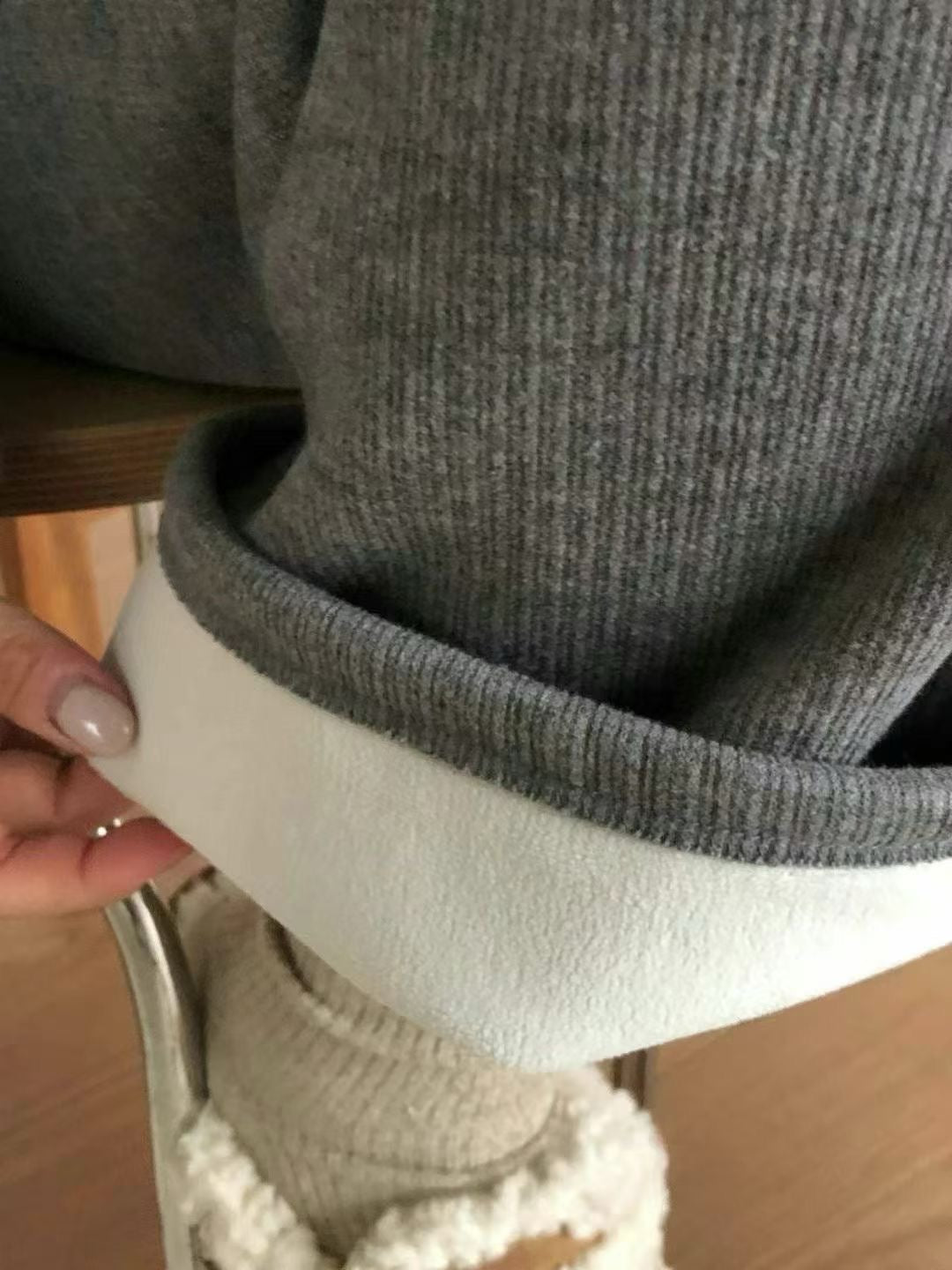 Korean APM Collection Fleece Pants - 4 Colors (Instock)