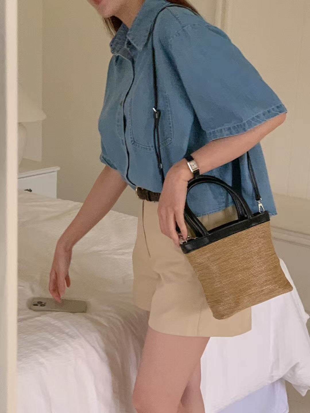 Korean APM Collection Summer Leather Bag (Instock)