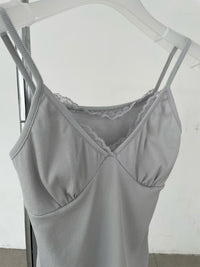 Korean APM Collection V Neck Cami Top-3 Colors (Instock)