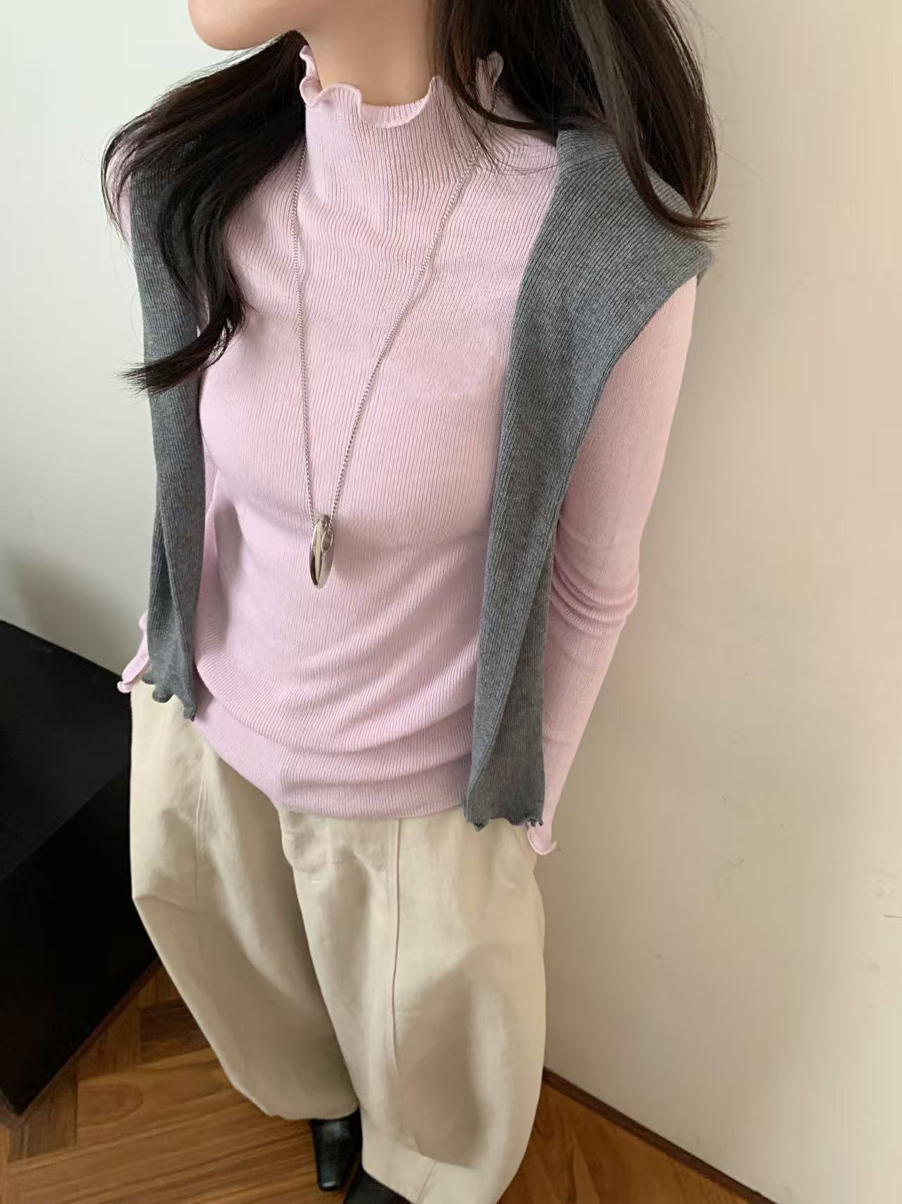 Kelly Designs Multiple Colors Mid Neck Wool Top (Instock)