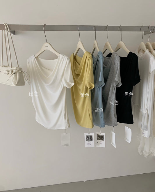 Kelly Designs U Neck top-4 colors (Instock)