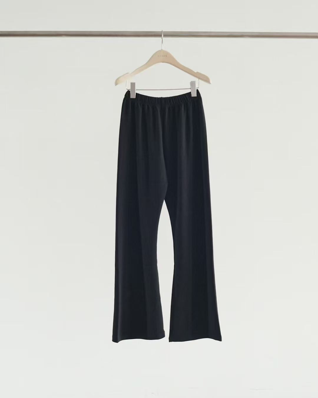 Korean APM Collection Ounce Soft Flare Pants – Black (Instock)