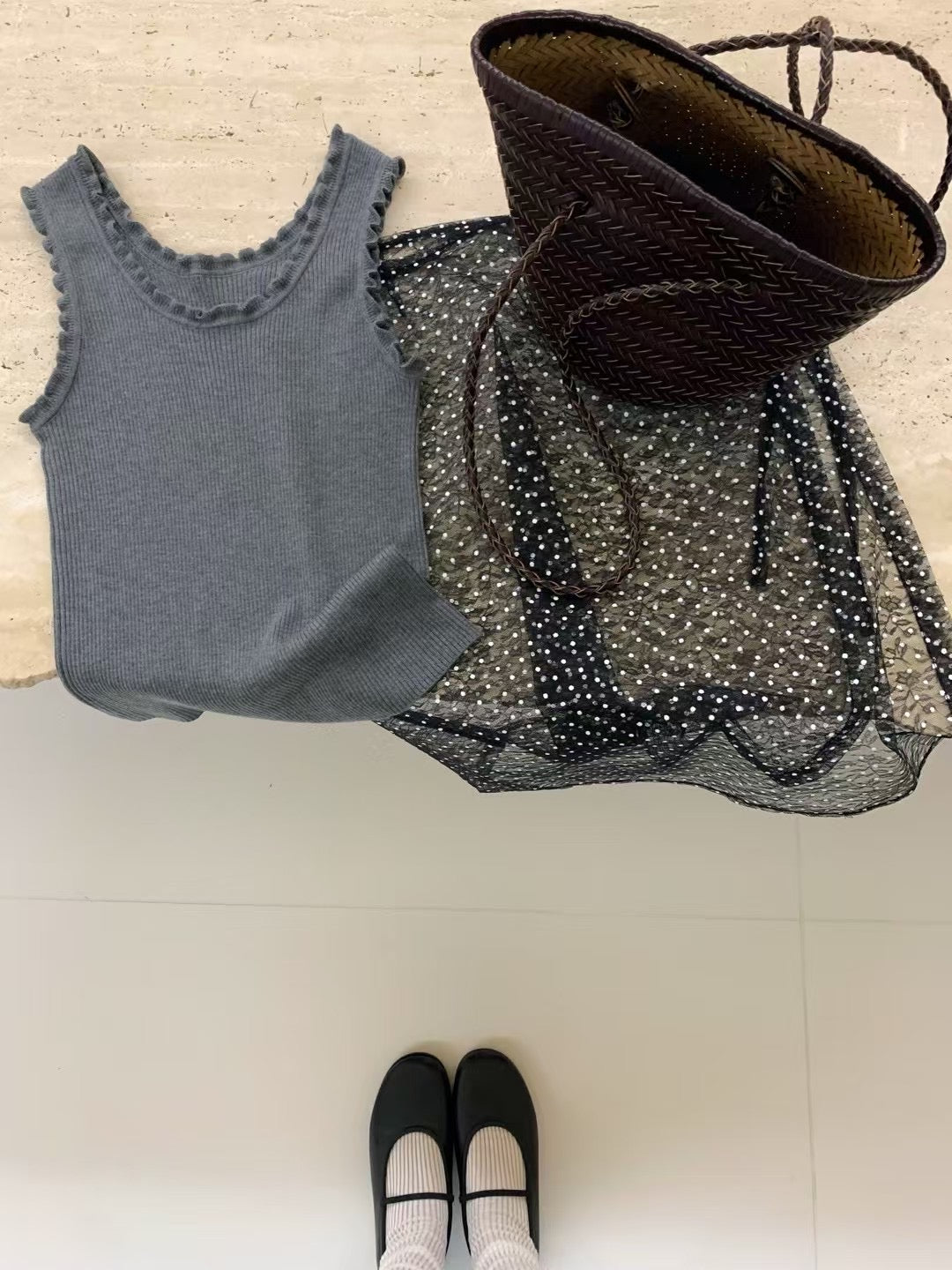 Kelly Designs Multiple Color U-Neck Vest Top (Instock)