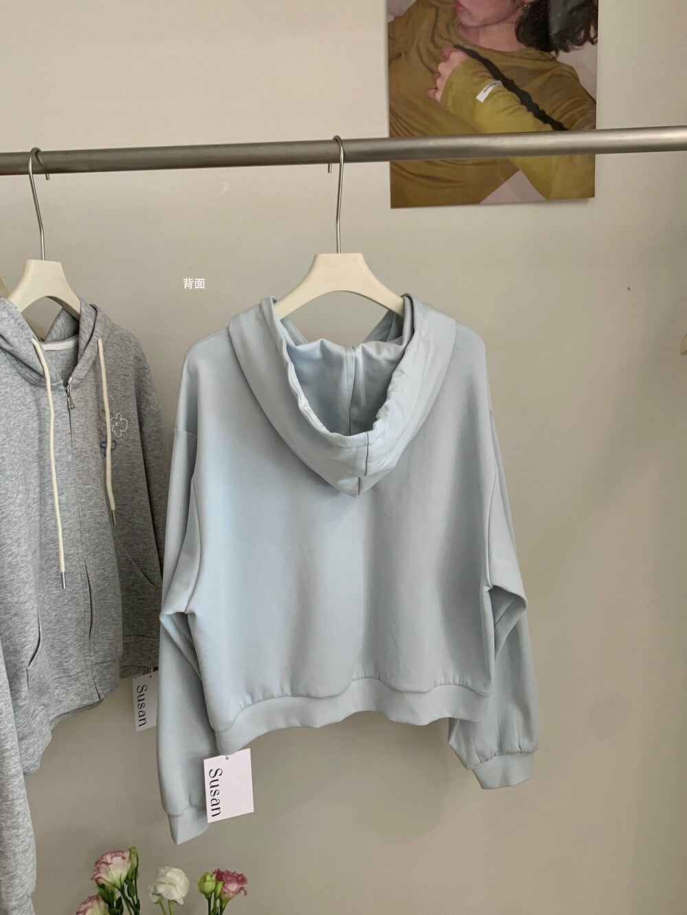 Kelly Designs Cute Embroidery Zip Hoodie – 3 Colors (Instock)