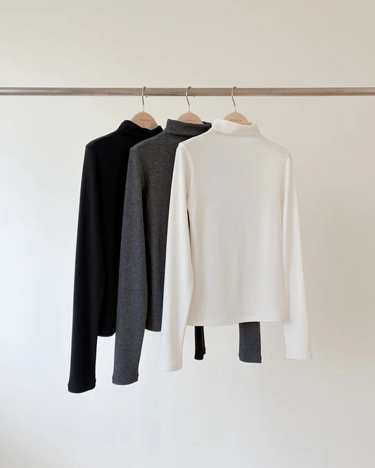 Korean APM Collection OUNCE inner High Neck top- 3 colors (Instock)