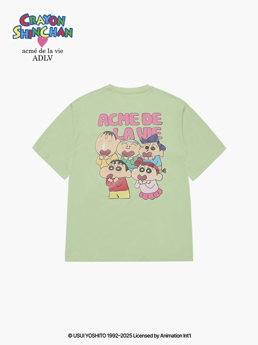 ADLV SHINCHAN AND FRIENDS SHORT SLEEVE MINT T-SHIRT (Instock)