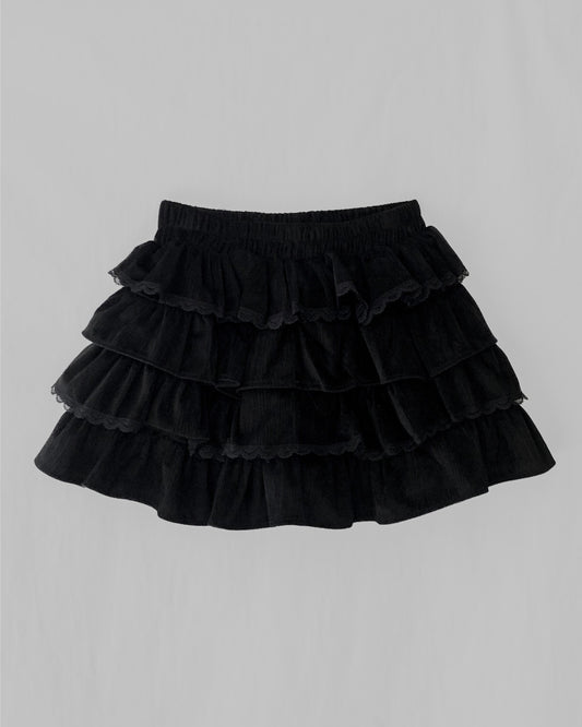 Korean Brand Day Layer Black & White Skirt (Instock)