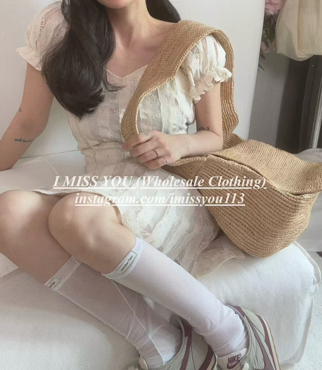 Korean APM Collection I Miss You Mid Dress (Instock)