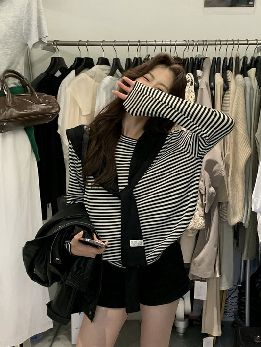 Kelly Designs Real 2pcs Stripe 2 Colors Top (Instock)