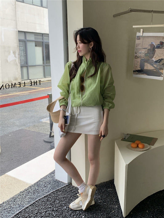 Kelly Designs Breathable Multicolor Sun Protection Jacket(Instock)