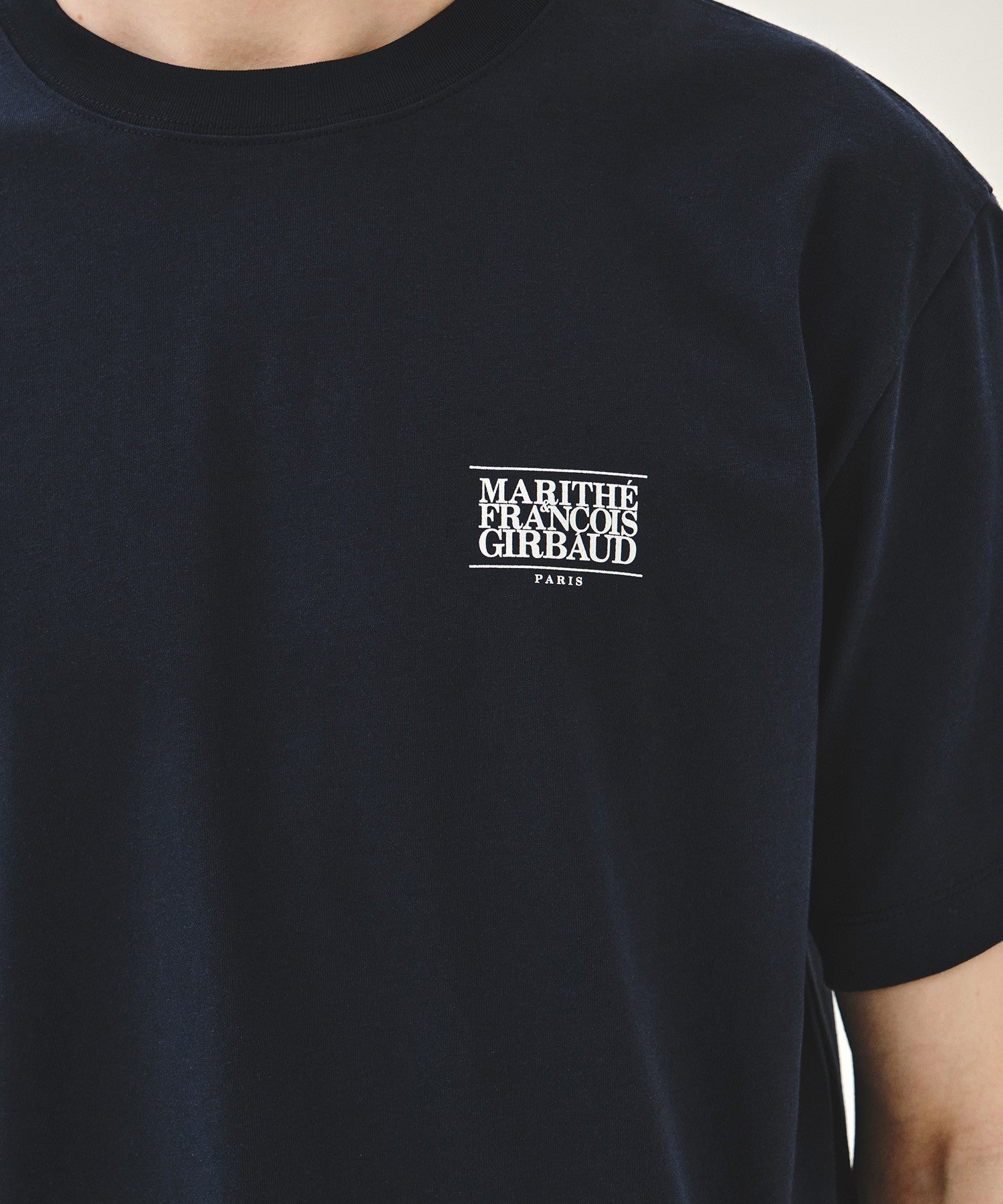 Marithe AEROCOOL SMALL CLASSIC LOGO TEE Navy (Instock)